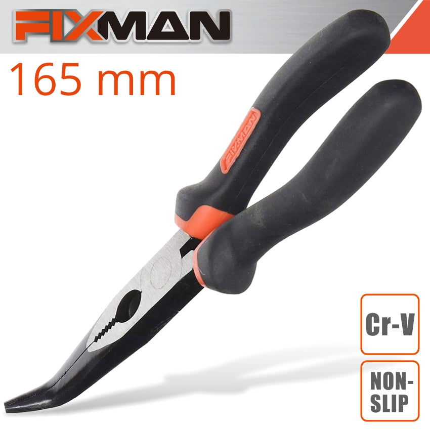 FIXMAN INDUSTRIAL BENT NOSE PLIERS 6' X 160MM