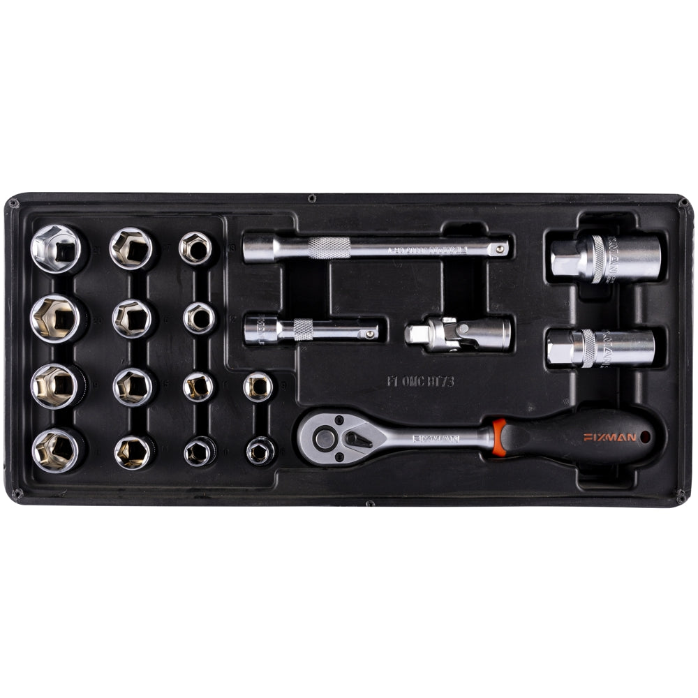 FIXMAN 20-PC 3/8' DR.SOCKETS & ACCESSORIES