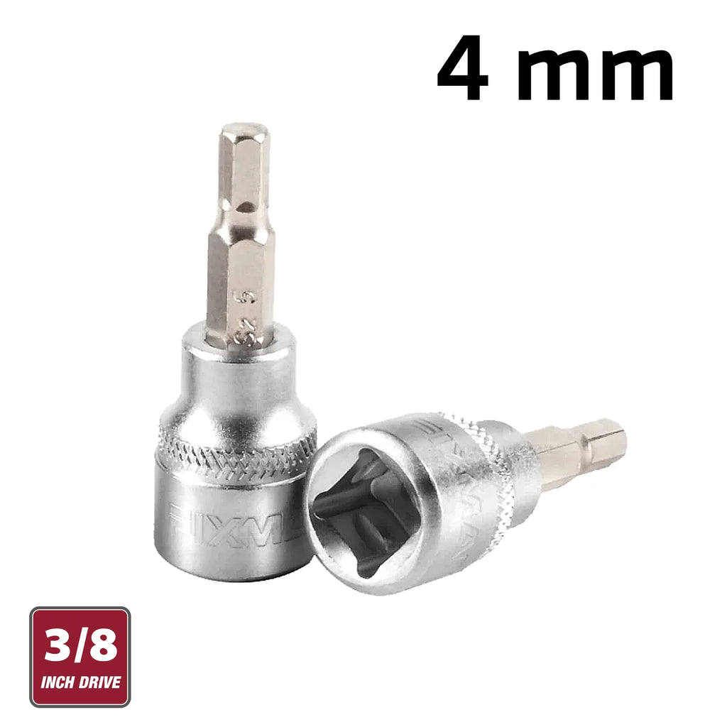 FIXMAN 3/8' DR.BIT SOCKET 4MM HEX ALLEN H4