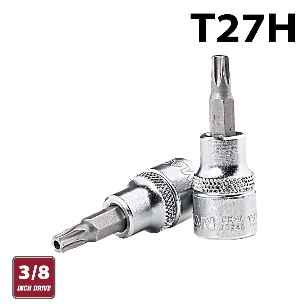 FIXMAN 3/8' DR.BIT SOCKET T27H TORX SECURITY