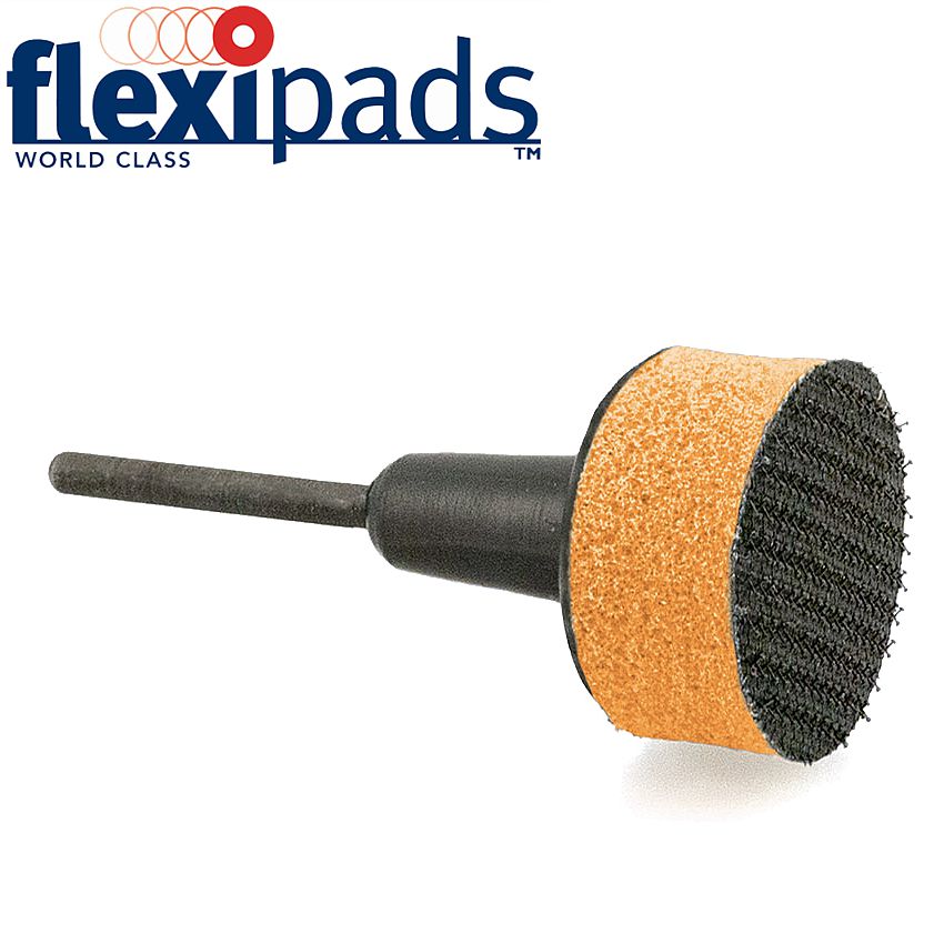 Flexipads SPINDLE PAD 25MM HOOK AND LOOP SOFT FACE