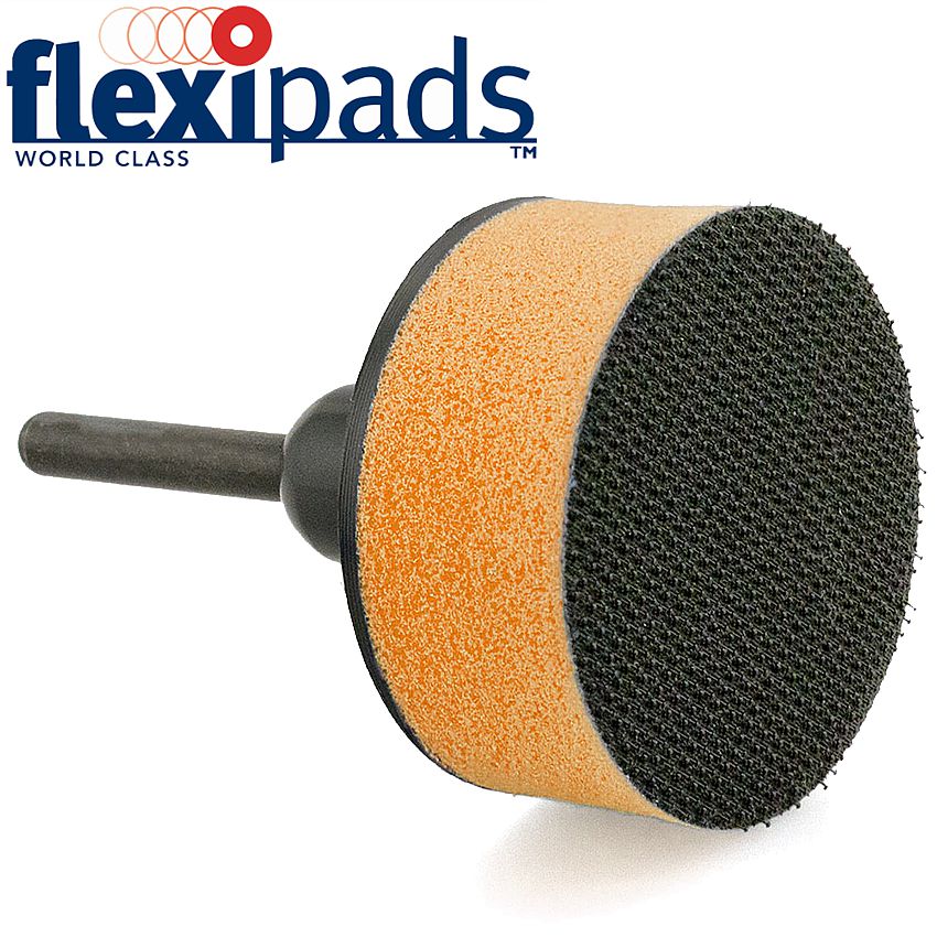 Flexipads SPINDLE PAD 50MM HOOK AND LOOP SOFT FACE