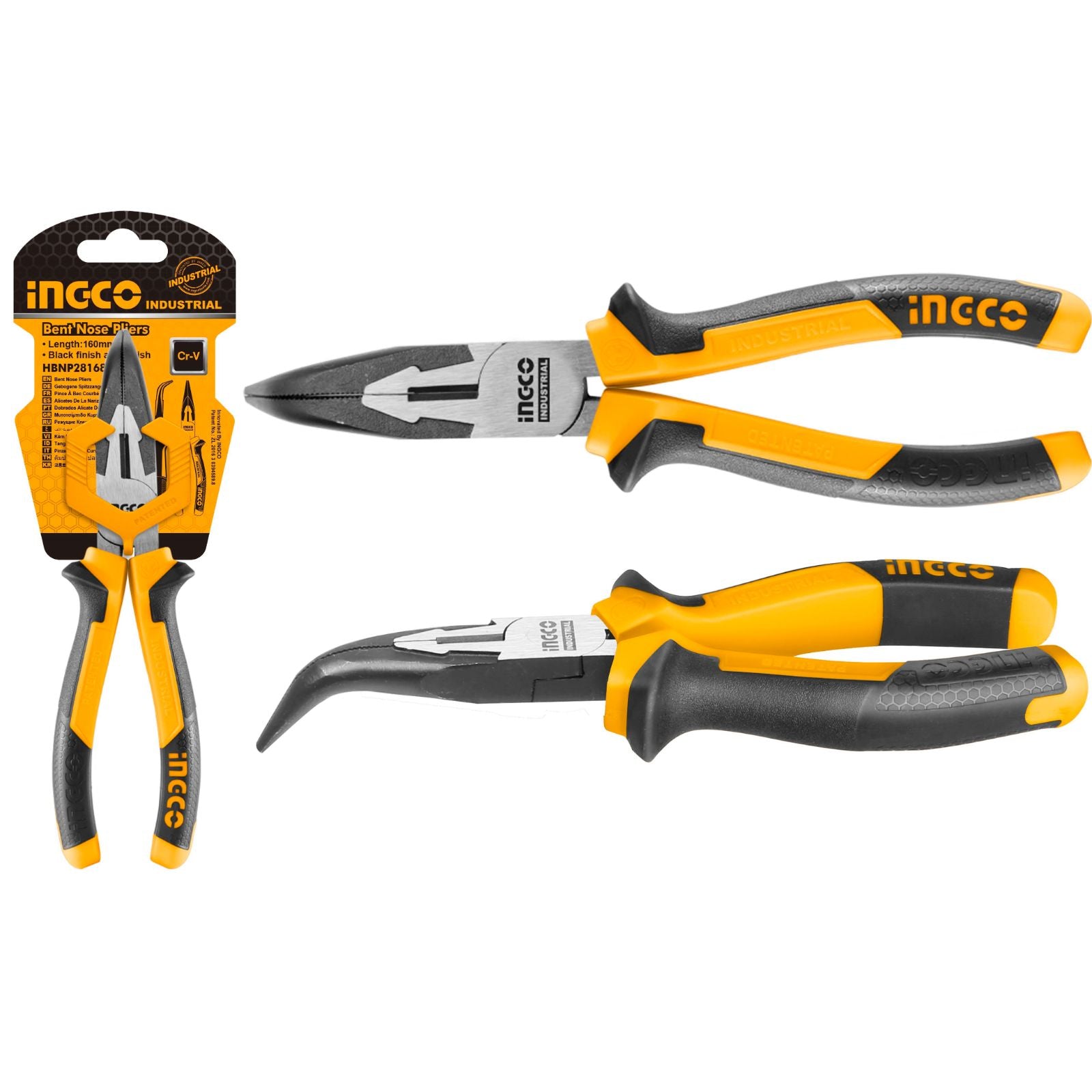 Ingco Plier | Bent Nose | Industrial