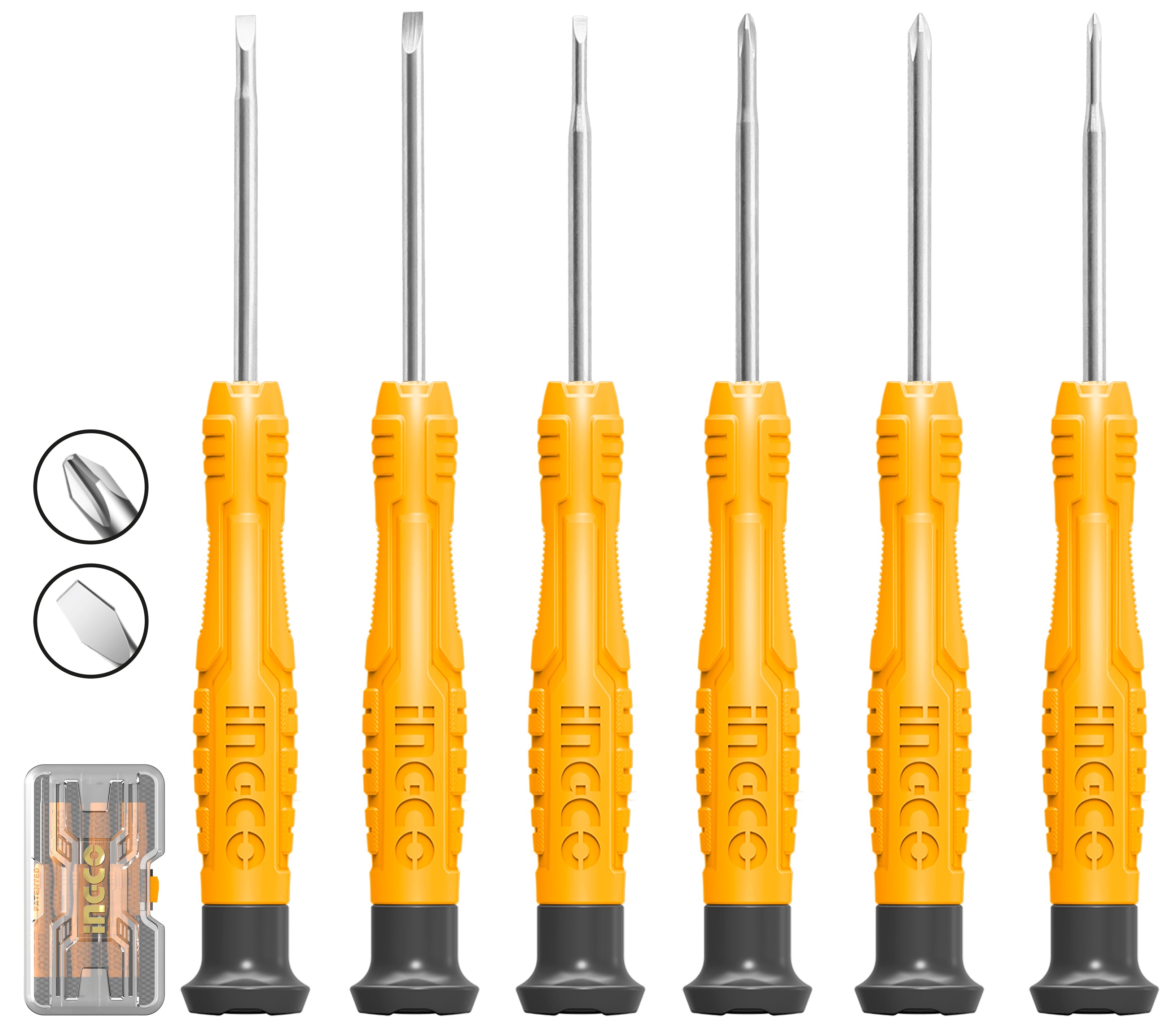 INGCO 6 PIECE PRECISION SCREWDRIVER SET