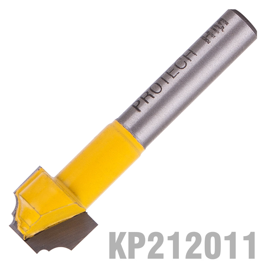 Pro-Tech CLASSICAL PATTERN PLUNGE CUTTING FLAT BOTTOM 1/2' X 3/8'  1/4' SHANK