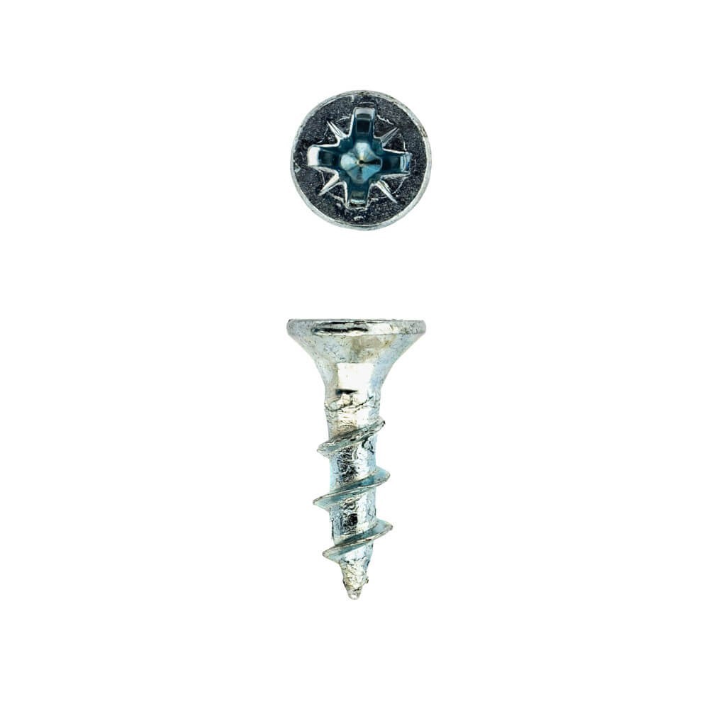 Ruwag Chipboard Screw Zinc Plated - Silver 4x16mm (200)