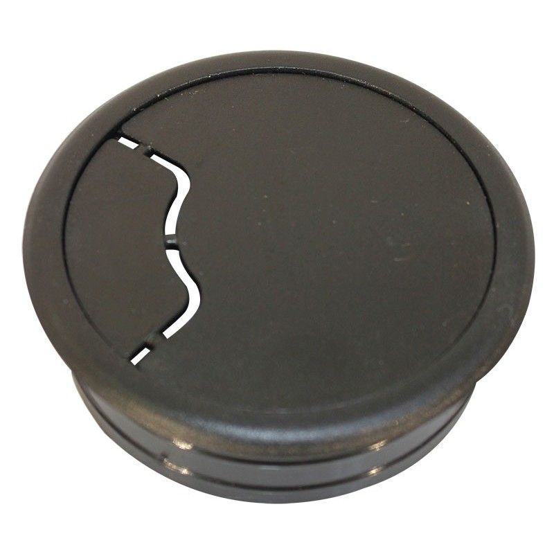 Ruwag Cable Outlet Plastic Black  (1)