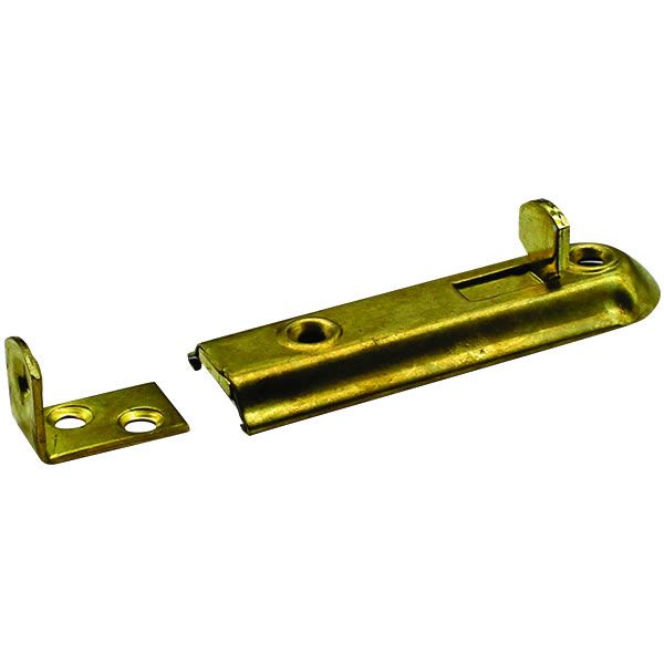 Ruwag Flush Bolt Brass Plated 75mm (1)