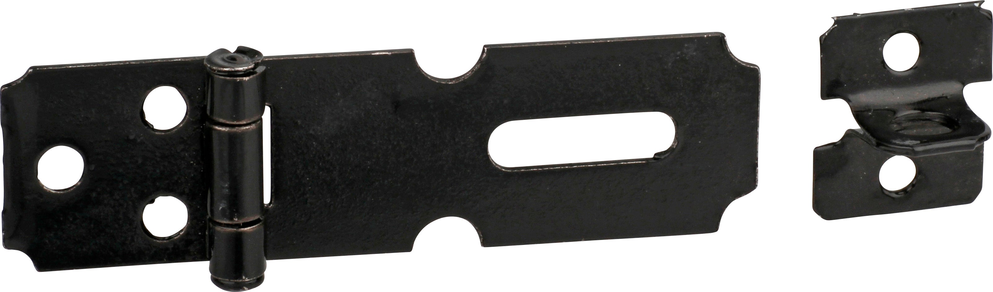 Ruwag Hasp & Staple Black Japan 90mm (1)