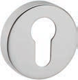 Ruwag Escutcheon Plate Round Brass Plated  (2)