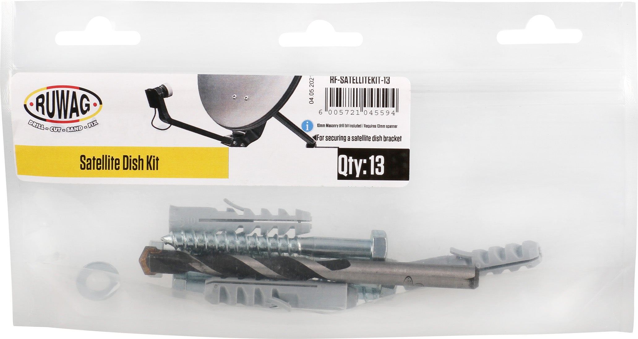 Ruwag Satellite Dish Hanging Kit