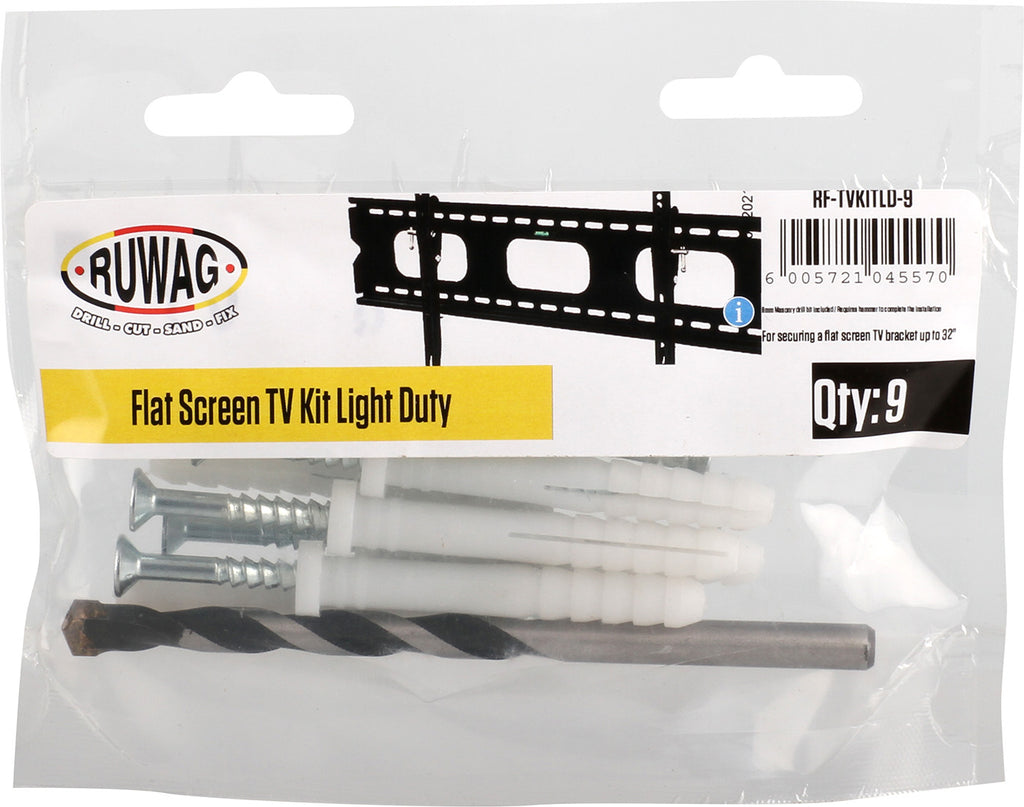 Ruwag Flat Screen TV Hanging Kit Light Duty