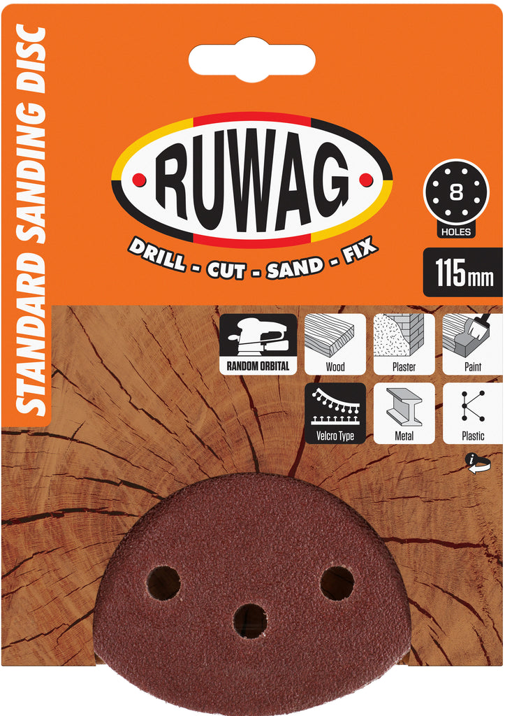 Ruwag 115 p60 random orbital /pk Sandpaper – Bethanie Hardware